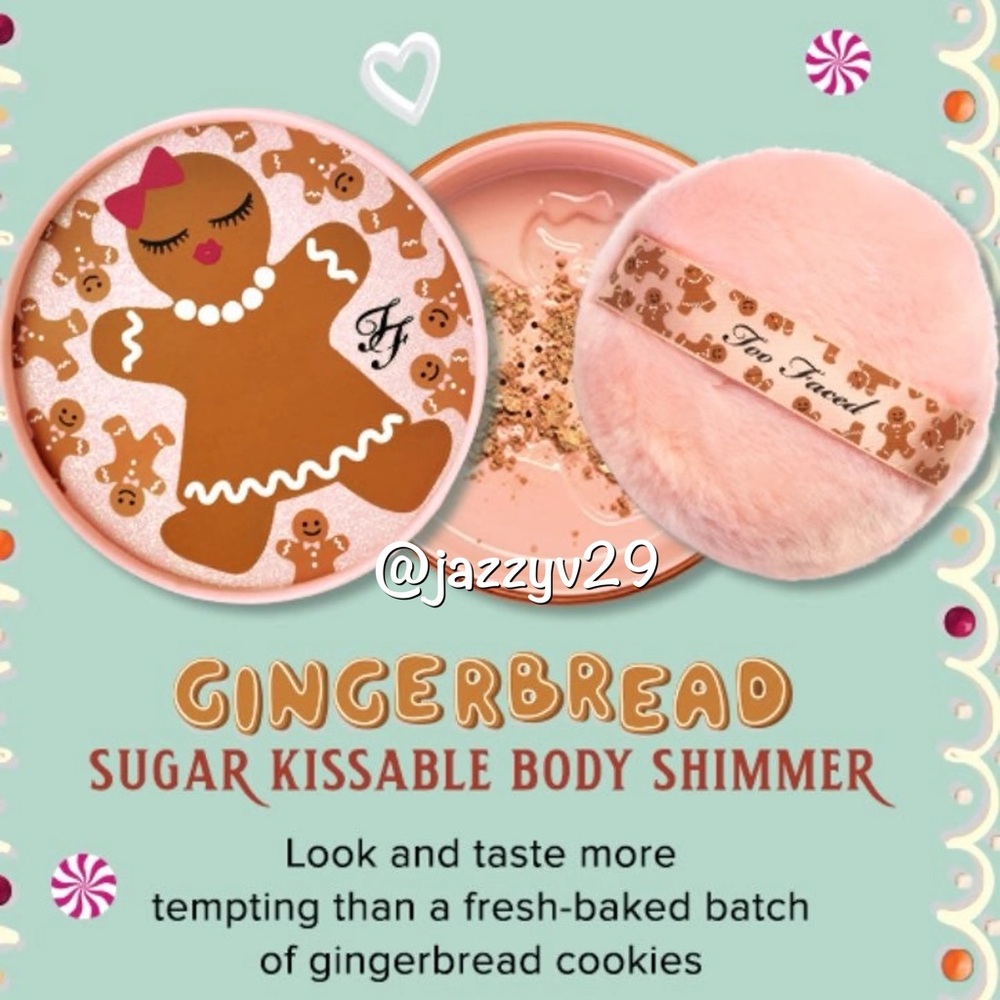 ✨Too Faced Gingerbread Sugar Kissable Body Shimmer✨